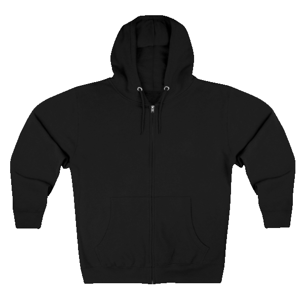 Black Full Zip Hoodie