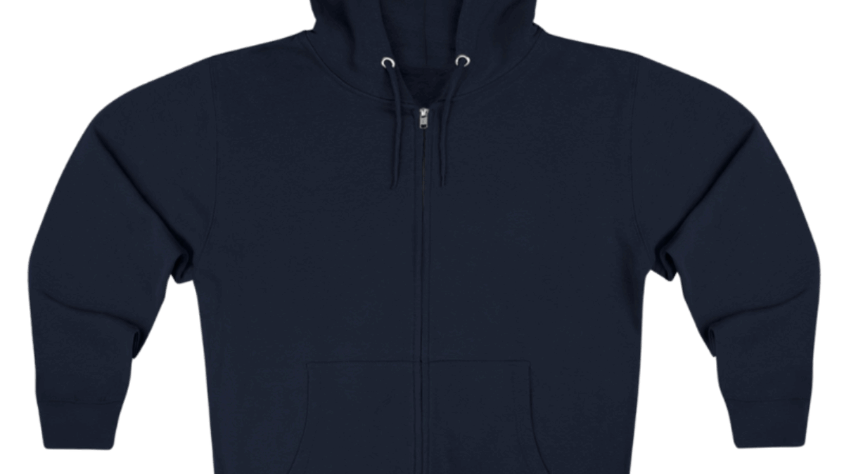 Navy Blue Full Zip Hoodie | Lane Seven | R250 each incl. VAT