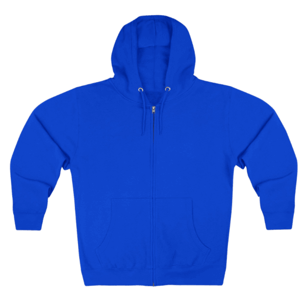 Royal Blue Full Zip Up Hoodie