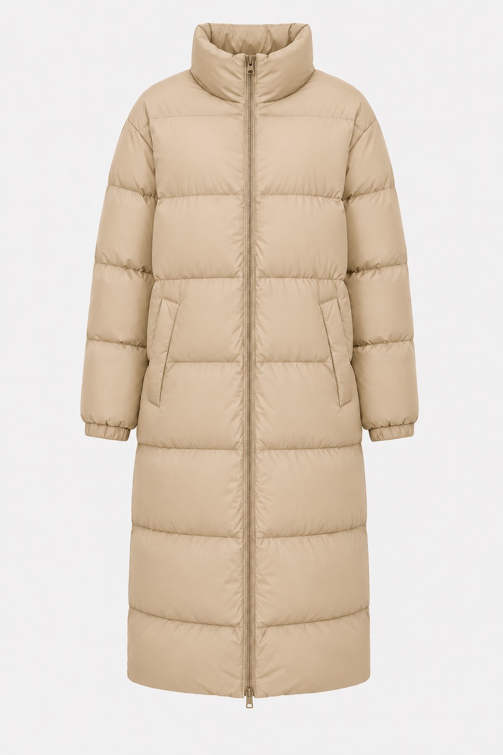Beige Puffer Coat